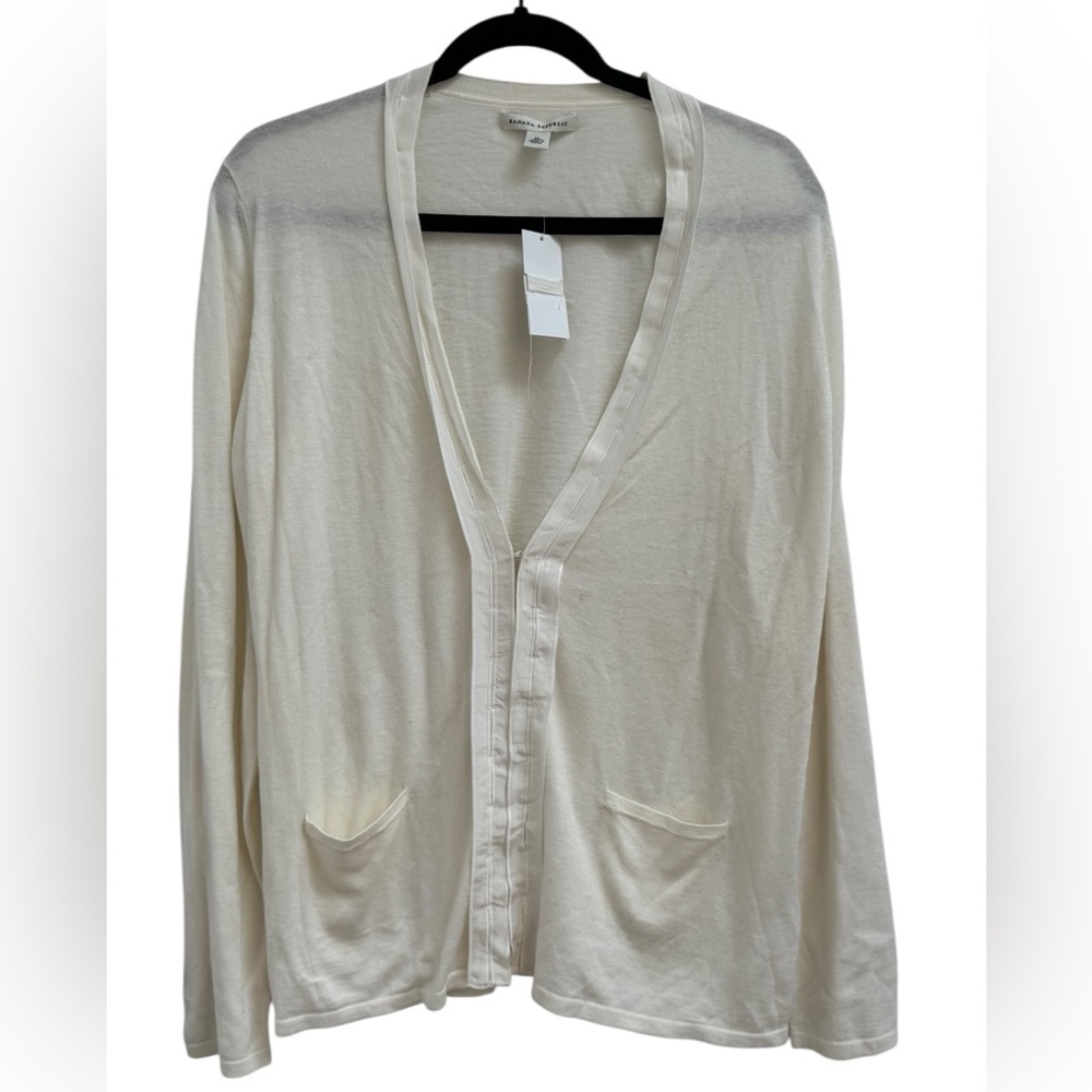 Banana Republic Ivory Cardigan - new!